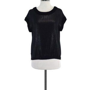 Flat sequin short sleeve boxy tee by Haute Hippie